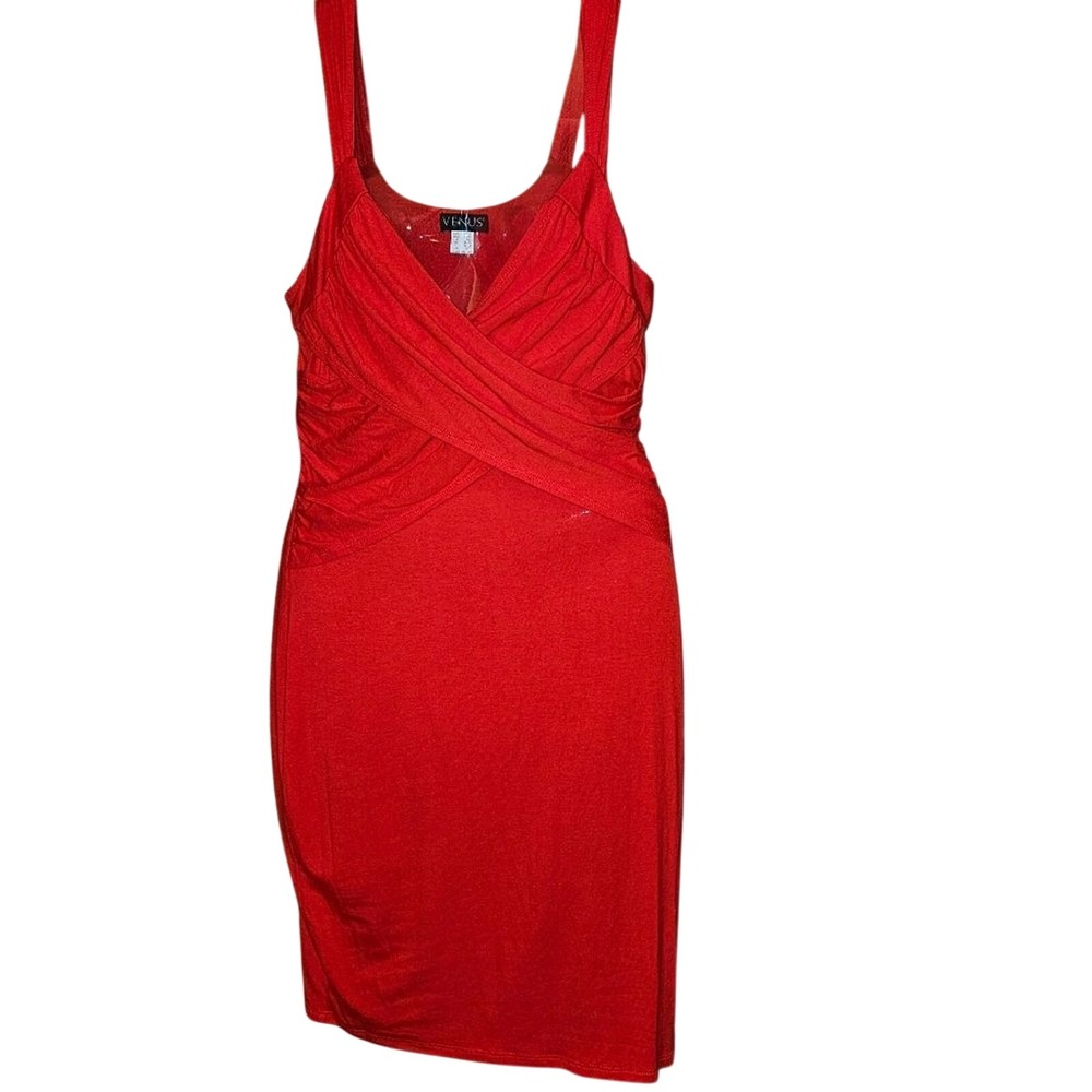 Venus Women's S Red Sleeveless Bodycon Dress – Sexy Cocktail / Night-Out